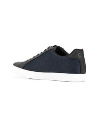 schwarze niedrige Sneakers von Ea7 Emporio Armani