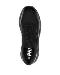 schwarze niedrige Sneakers von PHILEO PARIS