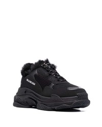 schwarze niedrige Sneakers von Balenciaga