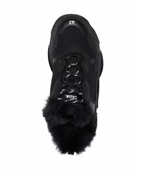 schwarze niedrige Sneakers von Balenciaga