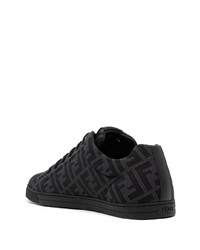 schwarze niedrige Sneakers von Fendi