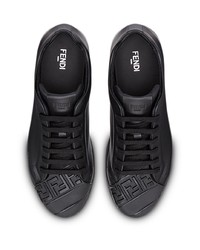 schwarze niedrige Sneakers von Fendi