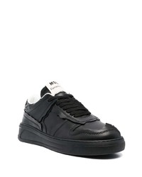 schwarze niedrige Sneakers von MSGM