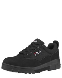 schwarze niedrige Sneakers von Fila