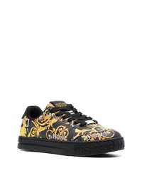 schwarze niedrige Sneakers von VERSACE JEANS COUTURE