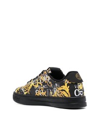 schwarze niedrige Sneakers von VERSACE JEANS COUTURE