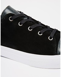 schwarze niedrige Sneakers von Creative Recreation