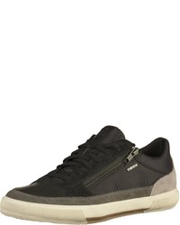 schwarze niedrige Sneakers von Geox