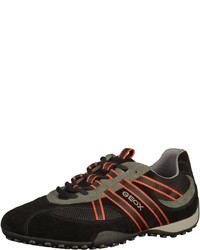 schwarze niedrige Sneakers von Geox