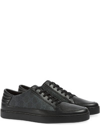 schwarze niedrige Sneakers von Gucci