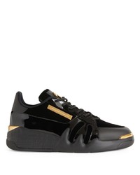 schwarze niedrige Sneakers von Giuseppe Zanotti