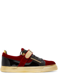 schwarze niedrige Sneakers von Giuseppe Zanotti