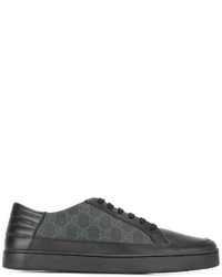 schwarze niedrige Sneakers von Gucci