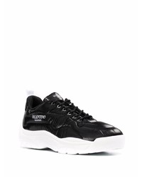 schwarze niedrige Sneakers von Valentino Garavani