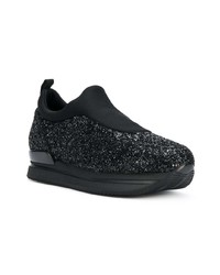 schwarze niedrige Sneakers von Hogan