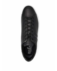 schwarze niedrige Sneakers von Hogan