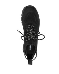 schwarze niedrige Sneakers von DSQUARED2