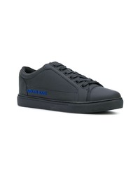 schwarze niedrige Sneakers von Armani Jeans