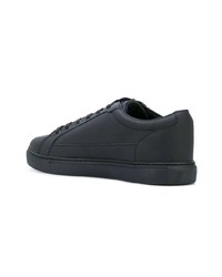 schwarze niedrige Sneakers von Armani Jeans