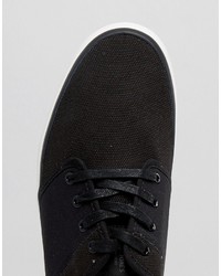 schwarze niedrige Sneakers von Jack and Jones