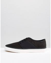 schwarze niedrige Sneakers von Jack and Jones