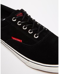 schwarze niedrige Sneakers von Jack and Jones