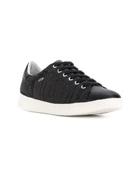 schwarze niedrige Sneakers von Geox