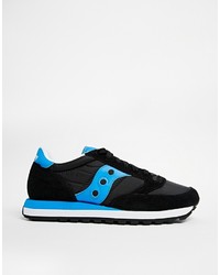 schwarze niedrige Sneakers von Saucony