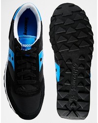 schwarze niedrige Sneakers von Saucony