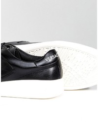 schwarze niedrige Sneakers von Versace