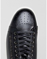 schwarze niedrige Sneakers von Versace