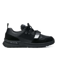 schwarze niedrige Sneakers von Prada