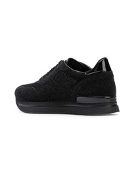 schwarze niedrige Sneakers von Hogan