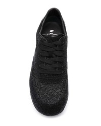 schwarze niedrige Sneakers von Hogan