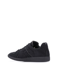 schwarze niedrige Sneakers von Maison Margiela