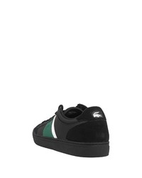 schwarze niedrige Sneakers von Lacoste