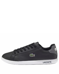 schwarze niedrige Sneakers von Lacoste