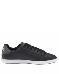 schwarze niedrige Sneakers von Lacoste