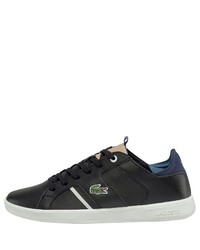 schwarze niedrige Sneakers von Lacoste