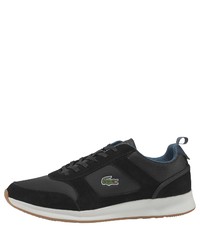 schwarze niedrige Sneakers von Lacoste