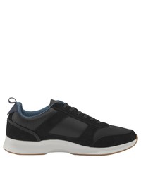 schwarze niedrige Sneakers von Lacoste