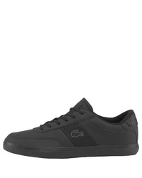 schwarze niedrige Sneakers von Lacoste