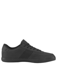 schwarze niedrige Sneakers von Lacoste