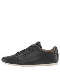 schwarze niedrige Sneakers von Lacoste