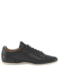 schwarze niedrige Sneakers von Lacoste