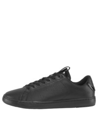 schwarze niedrige Sneakers von Lacoste