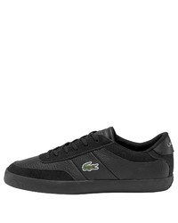 schwarze niedrige Sneakers von Lacoste