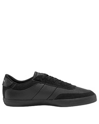 schwarze niedrige Sneakers von Lacoste