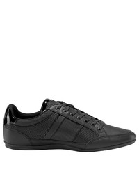 schwarze niedrige Sneakers von Lacoste