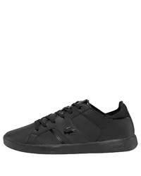 schwarze niedrige Sneakers von Lacoste